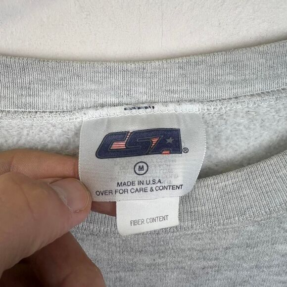 Grey Vintage 90s Detroit Panthers crewneck Size M - Picture 6 of 7